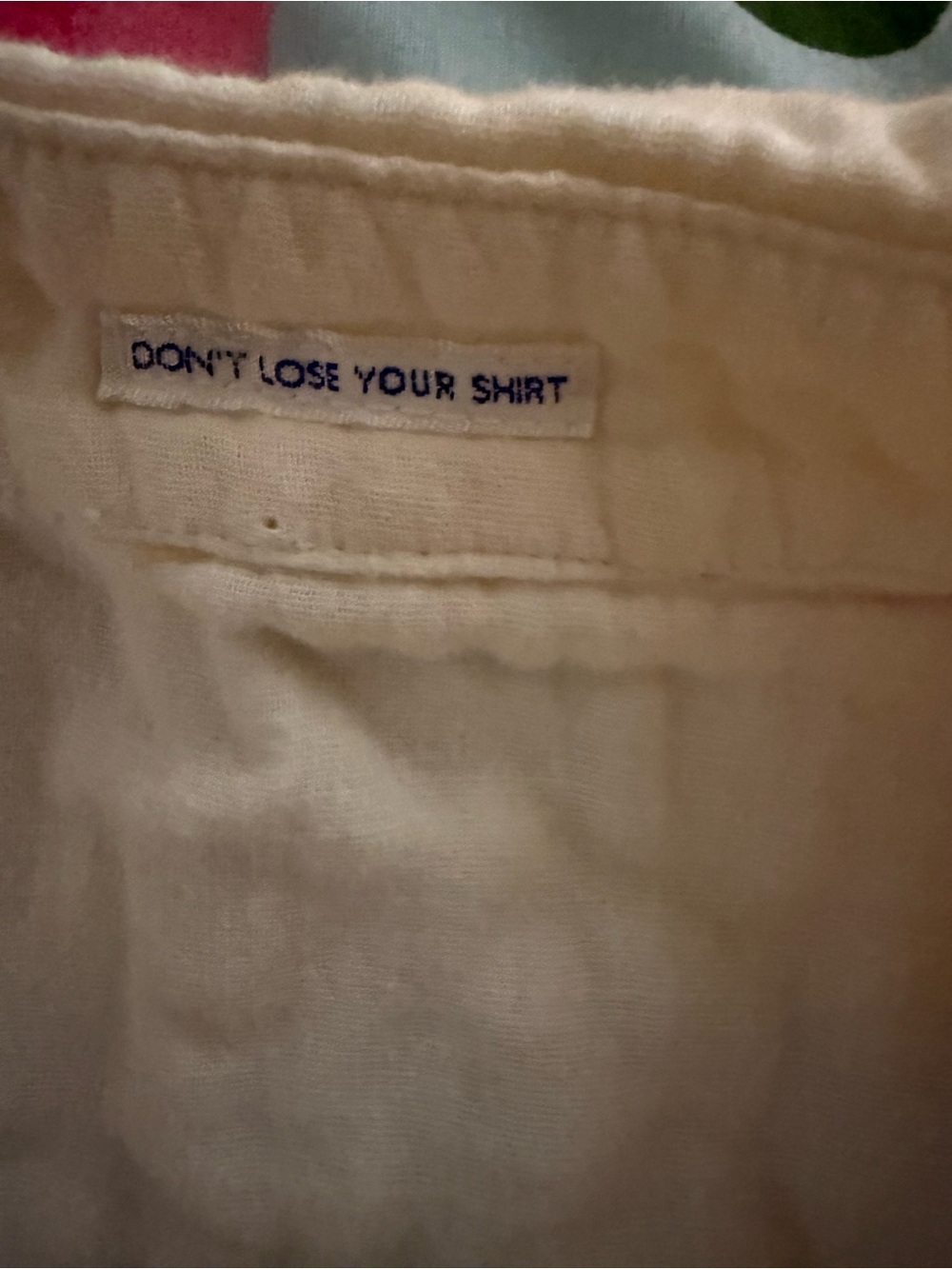 MOTHER Cream Lace-Up Cotton Button-Down Shirt - Picture 2 of 3